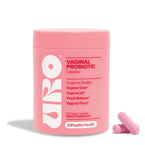 O Positiv URO Vaginal Probiotics for Women pH Balance with Prebiotics & Lactobacillus – Vaginal Health Supplement – Support Healthy Vaginal Odor & Flora, 60 Count (Pack of 1), 1 Month Supply