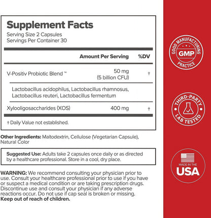 O Positiv URO Vaginal Probiotics for Women pH Balance with Prebiotics & Lactobacillus – Vaginal Health Supplement – Support Healthy Vaginal Odor & Flora, 60 Count (Pack of 1), 1 Month Supply